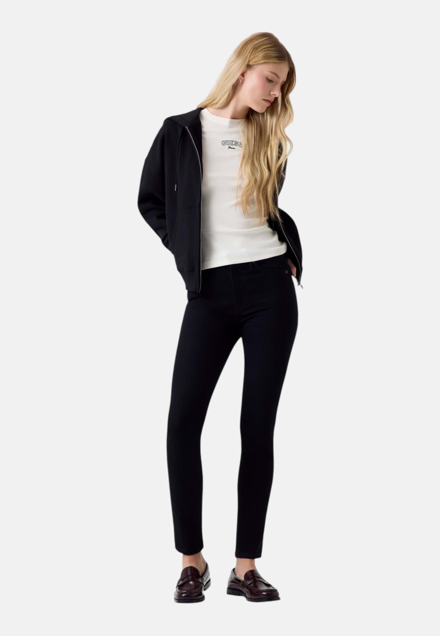 T-Shirt Manica Corta Donna Guess Slim Gj Embro W6RP21KA0H1