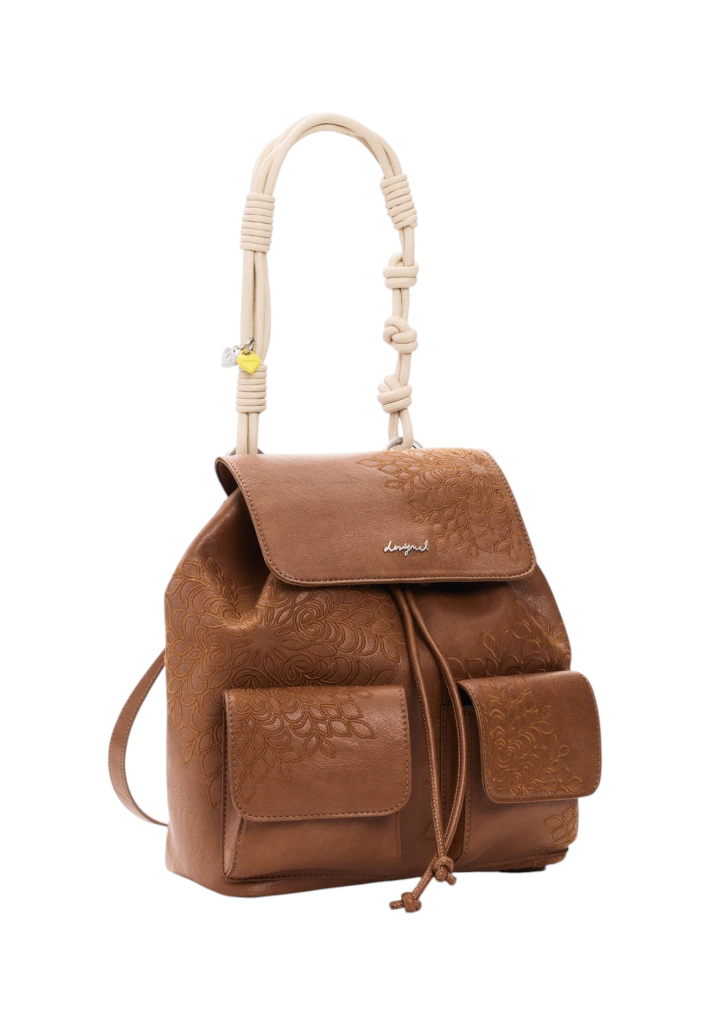 Zaino  Donna Desigual Con Patta Sierra Prisa Mini Camel 26SAKP39