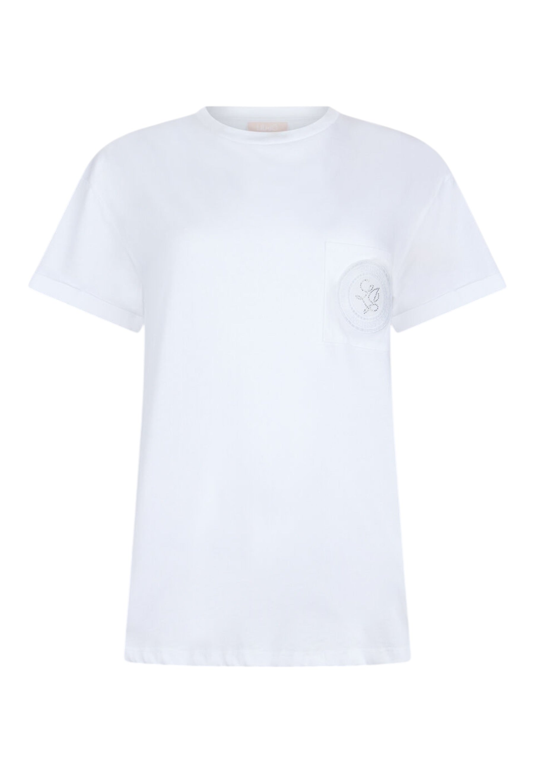 T-Shirt Manica Corta Donna Liu Jo Lj Embr.Fashion Eco Line WA6372JS923