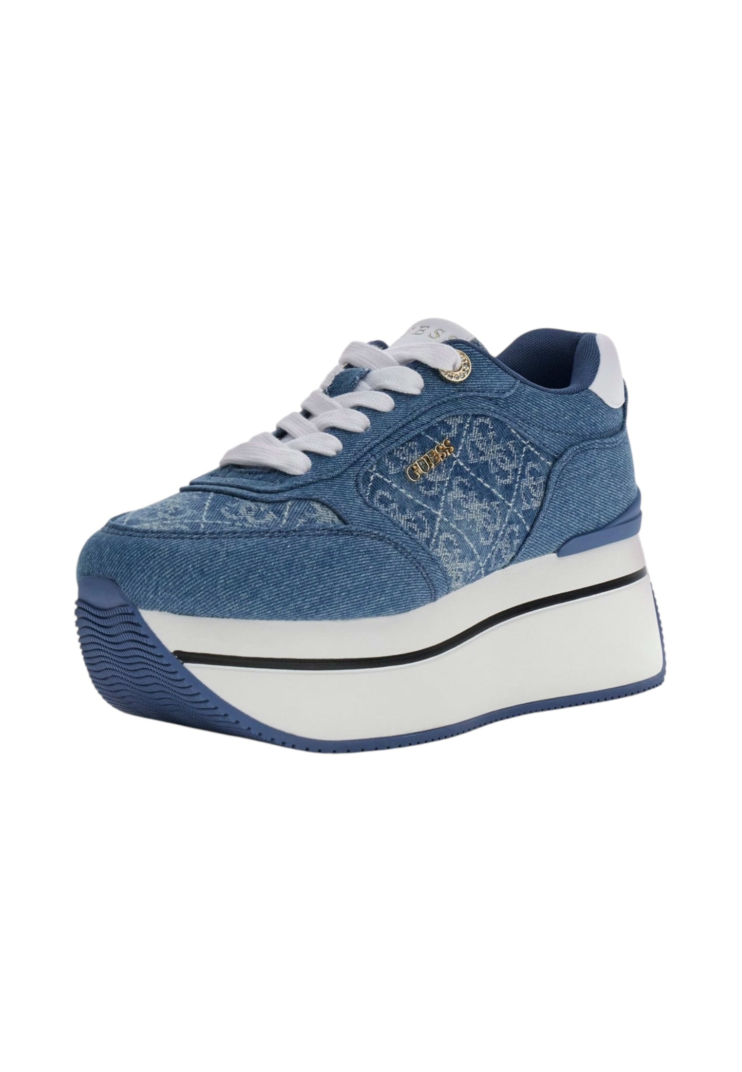 Sneakers Basse Donna Guess Con Suola Alta Camrio 11 FLPC11FAL12