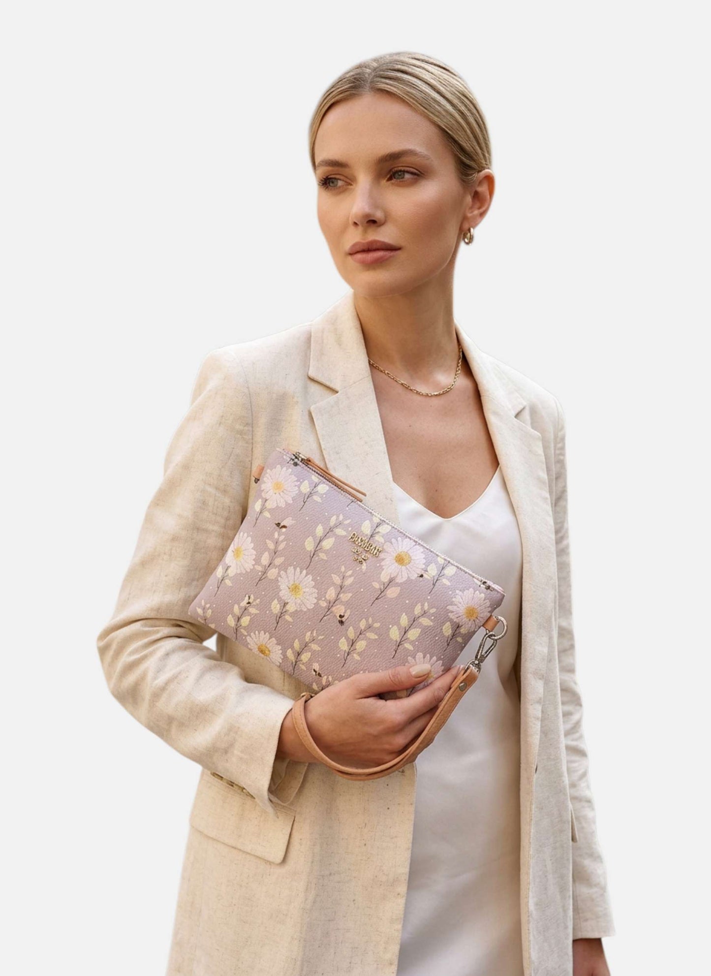 Clutch  Donna Pashbag Stampa Fiori Neverending Sophie-Neverending