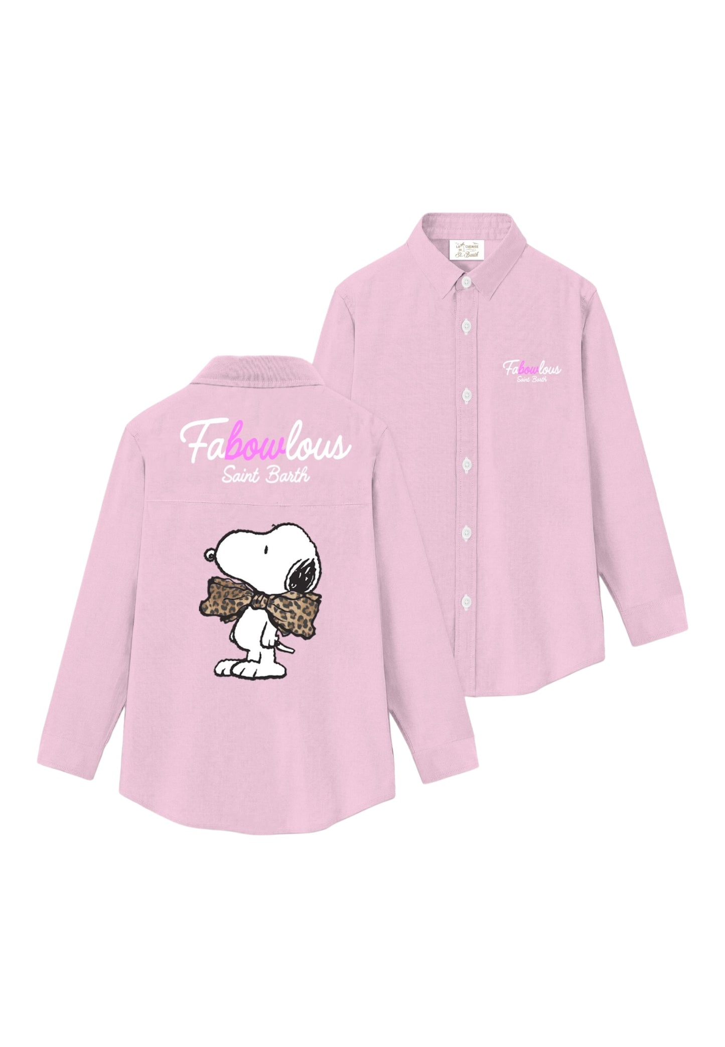 Camicia Manica lunga Donna Mc2 Saint Barth Snoopy Fabowlous Brigitte Embry BRIG005