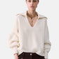 Maglione Scollo A V Donna Liu Jo Con Collo A Camicia  CF6102MA22S