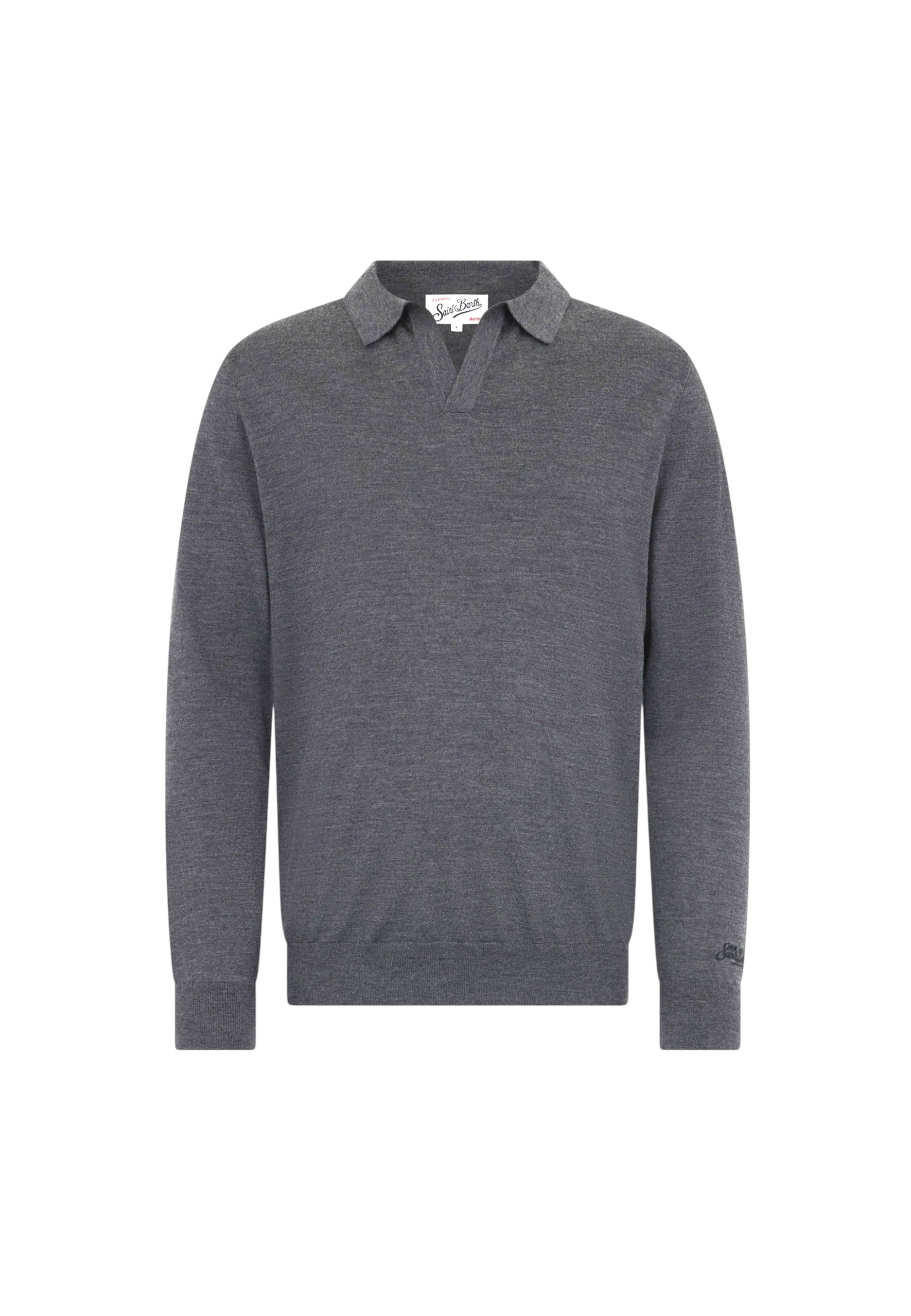 Maglione Scollo A V Uomo Mc2 Saint Barth  Covent Merinocash COV0008