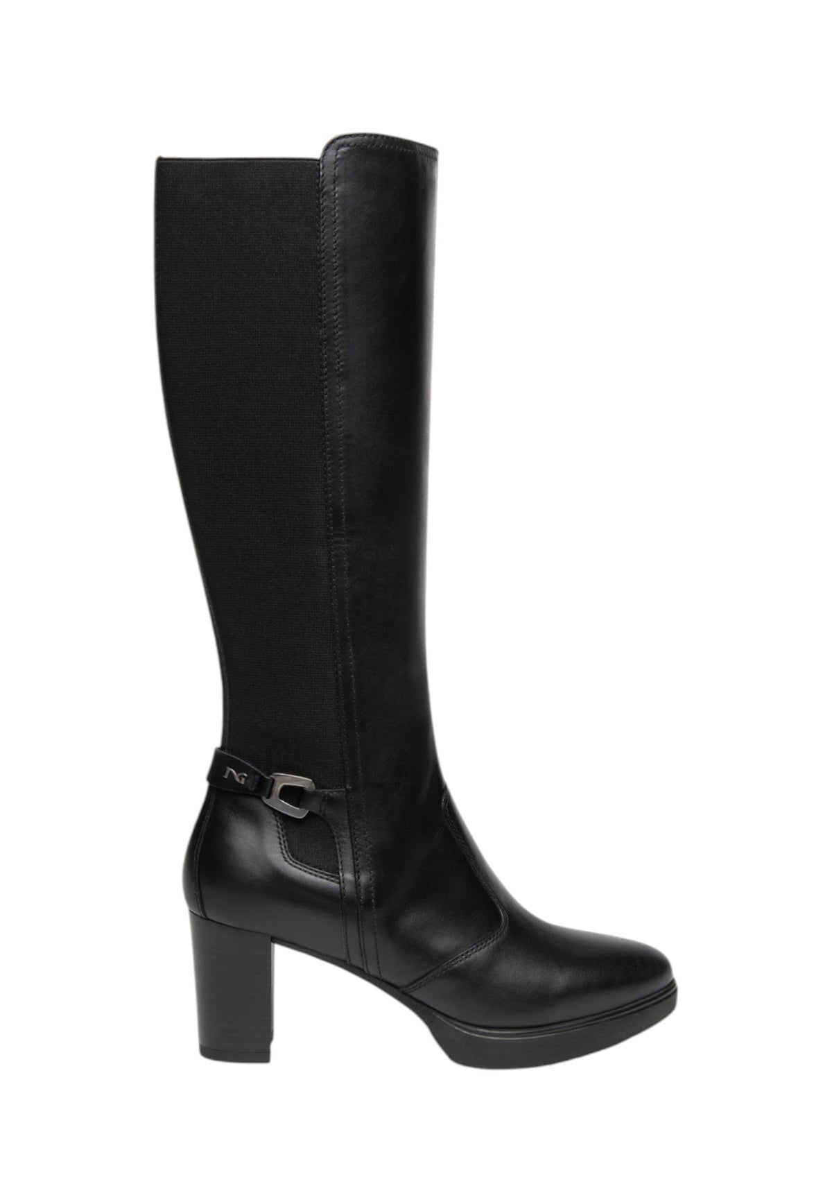 Stivali  Donna Nero Giardini  Guanto Elastico Pu.Lesina L16720 Ner I617940D