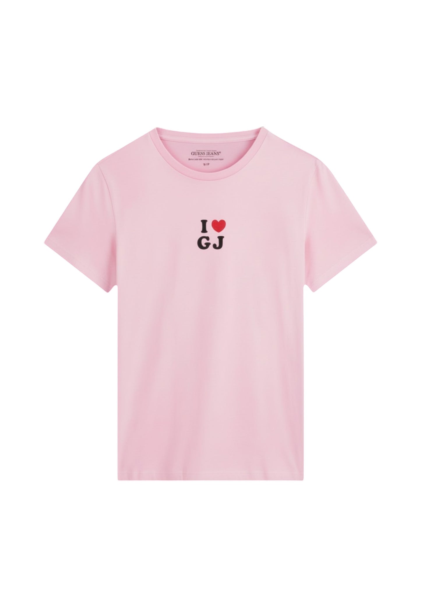 T-Shirt Manica Corta Donna Guess  Gj I Love Gj Reg W6GI45K8HM0