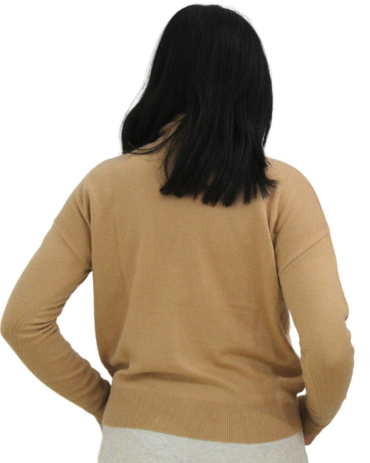 Maglione Collo Alto Donna White Wise   ESS156