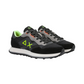 Sneakers Basse Uomo Sun68 Stile Running, Nylon E Suede, Maxi Logo, Dettagli Fluo Jaki 2.0 Fluo Z46123