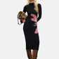 Vestito Midi Donna Desigual Motivo floreale, Fit regular, Manica lunga Sevilla 26WWVK25