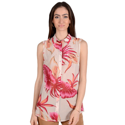 Camicia Senza Maniche Donna Guess   W1GH0RW70Q0