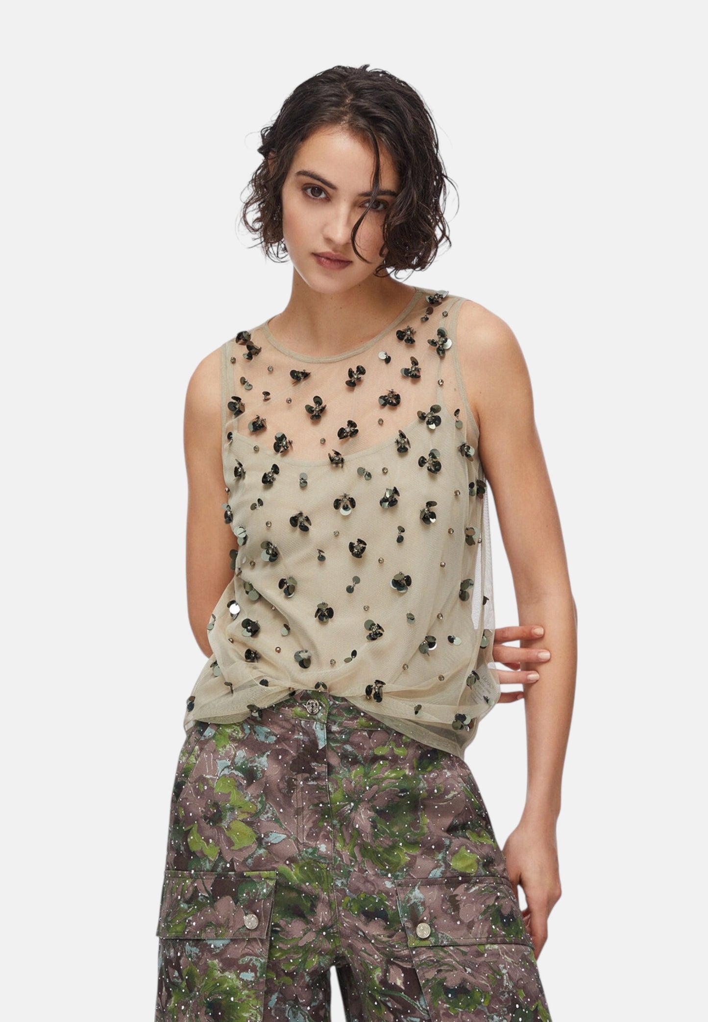 Top  Donna Liu Jo In Jersey  WA6310J3860