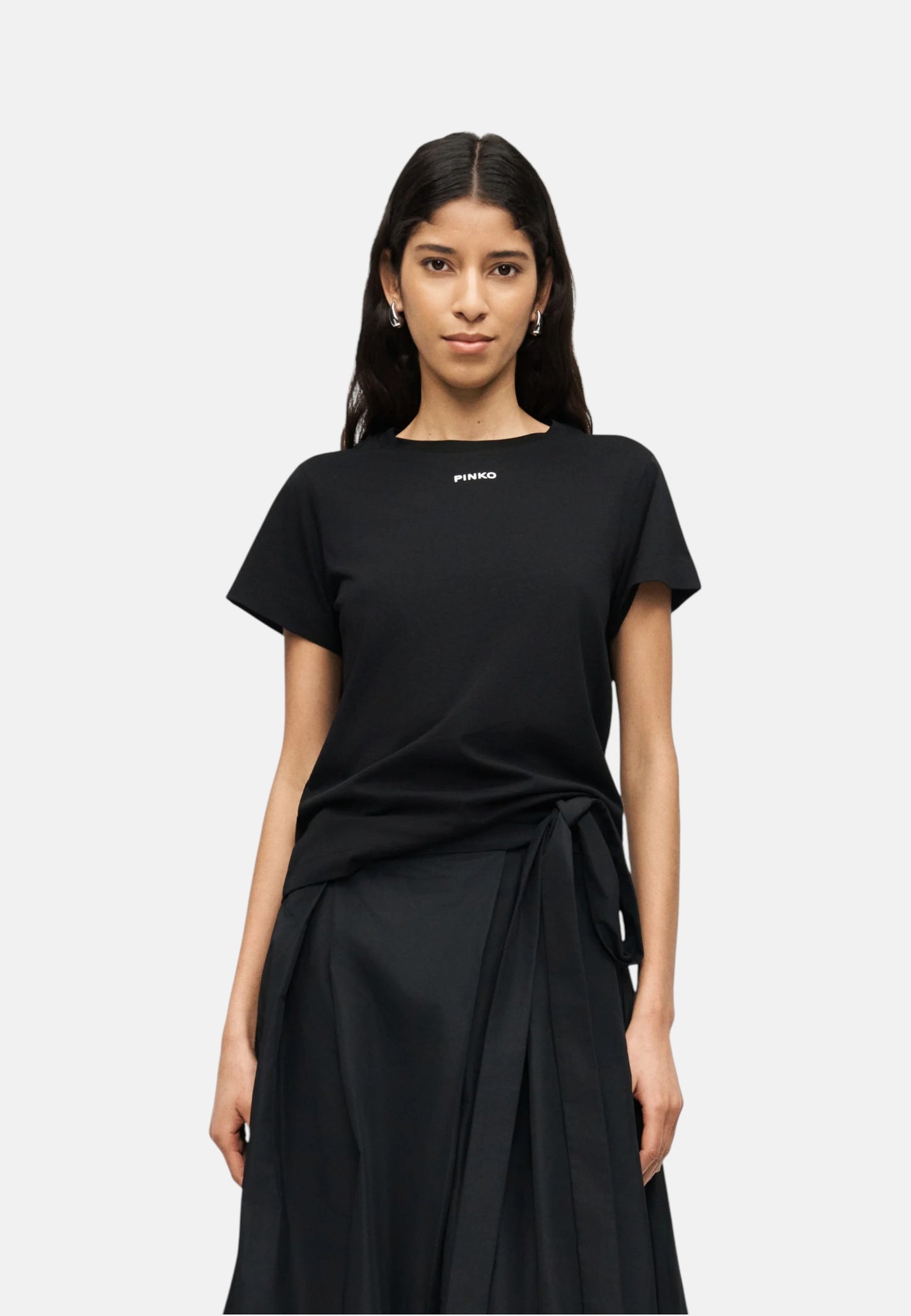 T-Shirt Manica Corta Donna Pinko Con Logo PINKO Basico 100373A34F