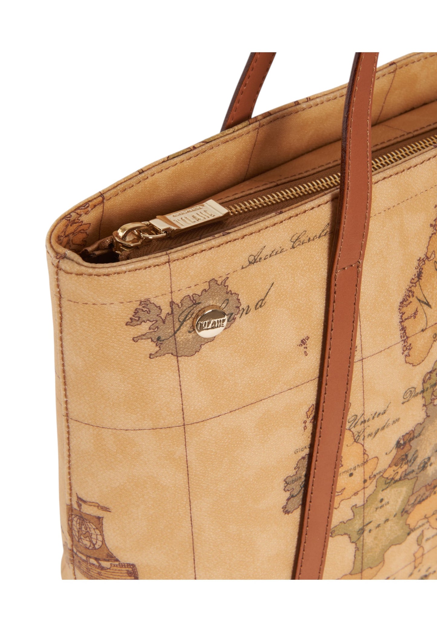 Borsa A Spalla Donna Alviero Martini Shopper Media Con Borchiette Geo Classic CE0106000