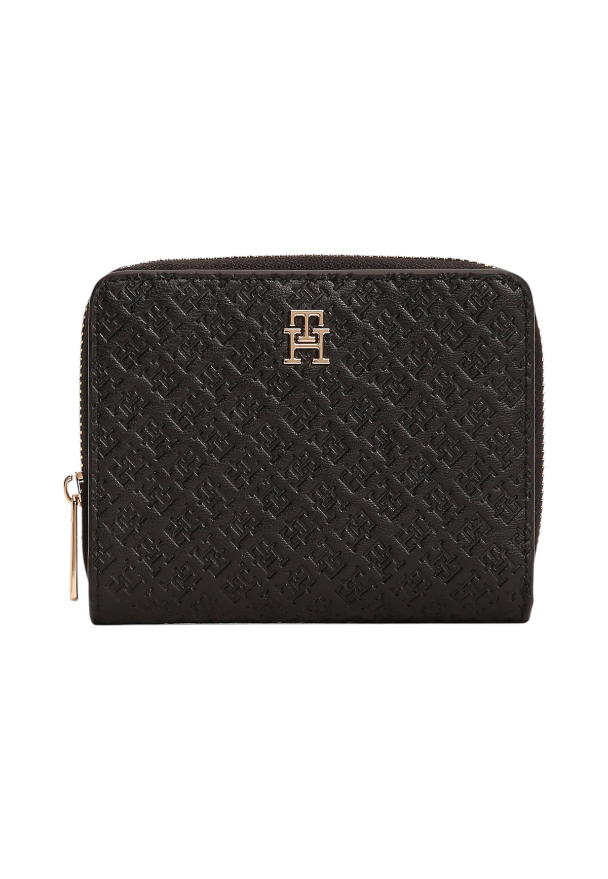 Portafoglio Con Portamonete Donna Tommy Hilfiger Med Za W/Flap Mono Th Icon AW0AW18474