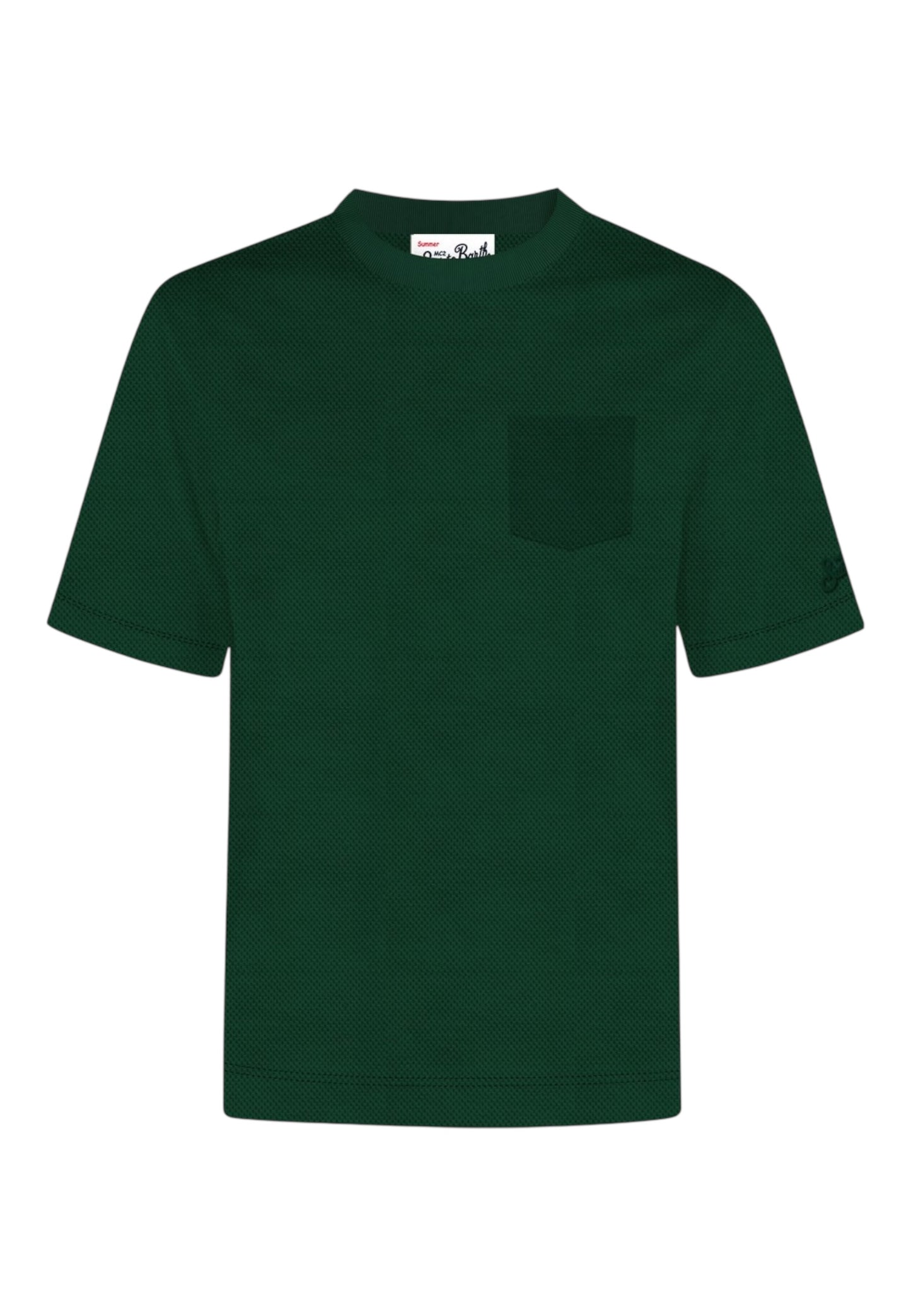 T-Shirt Manica Corta Uomo Mc2 Saint Barth Piquet Con Taschino Bakewell BKW0001