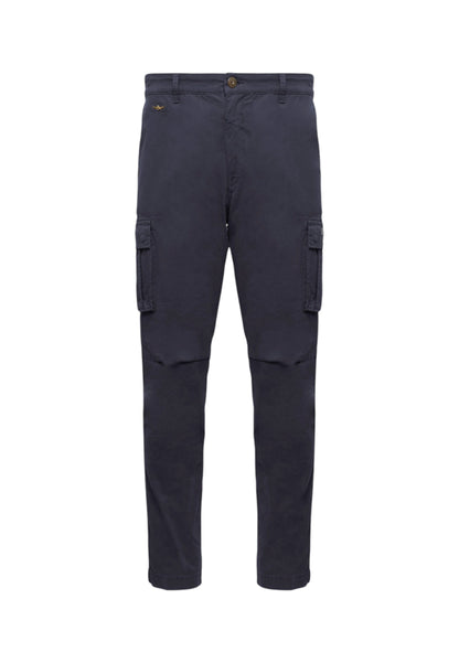 Pantaloni Cargo Uomo Aeronautica Militare In Gabardina Stretch  252PA1329UCT02443