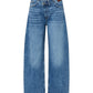 Jeans Wide Leg Donna Liu Jo A Vita Regular Con Chiusura Asimmetrica Straight Awry UF6160D4854