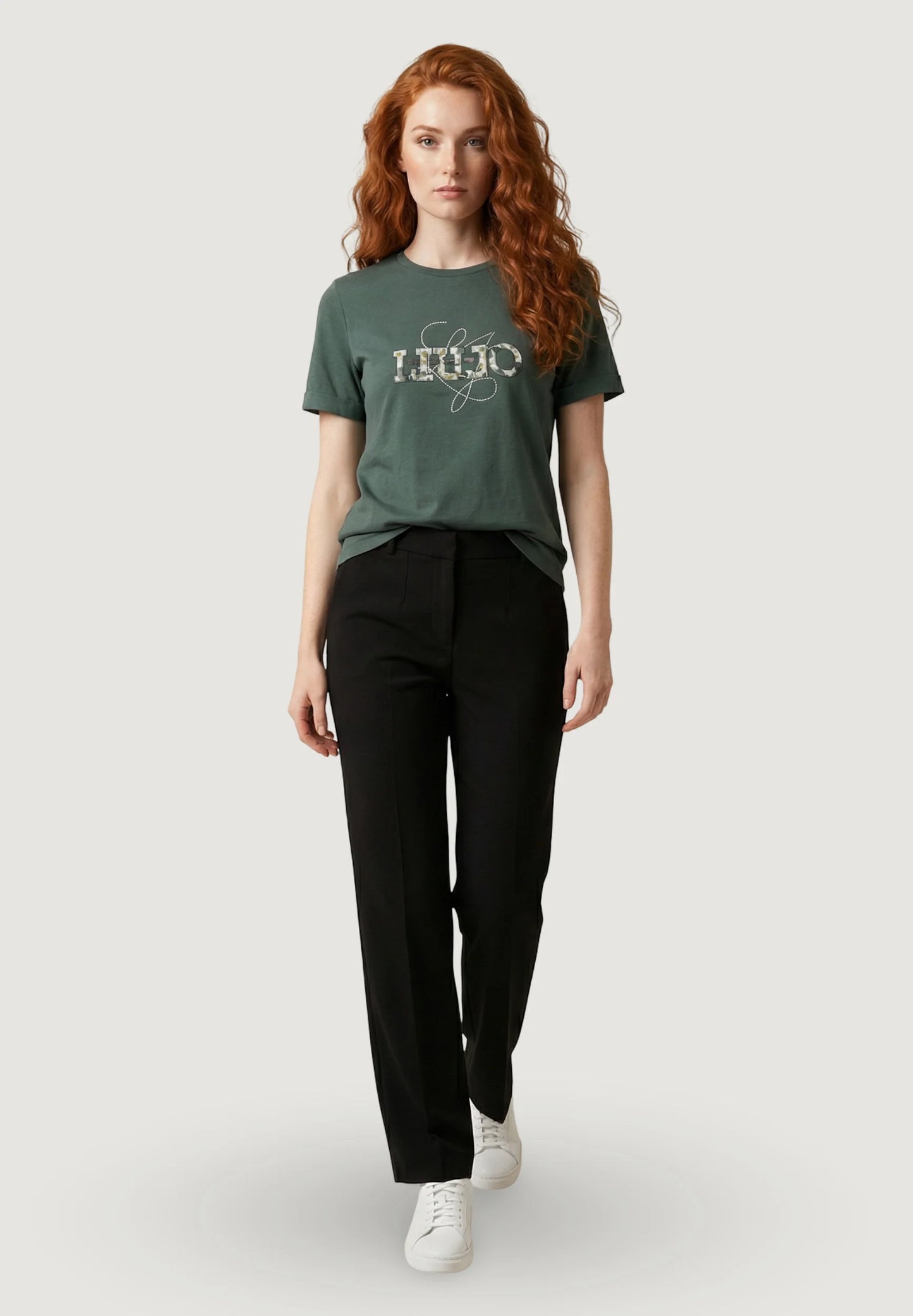 T-Shirt Manica Corta Donna Liu Jo LiuJo Flower Eco Line TA6163JS003