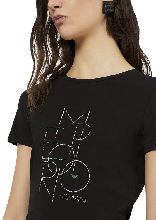 T-Shirt Manica Corta Donna Emporio Armani   6K2T7R2J07Z