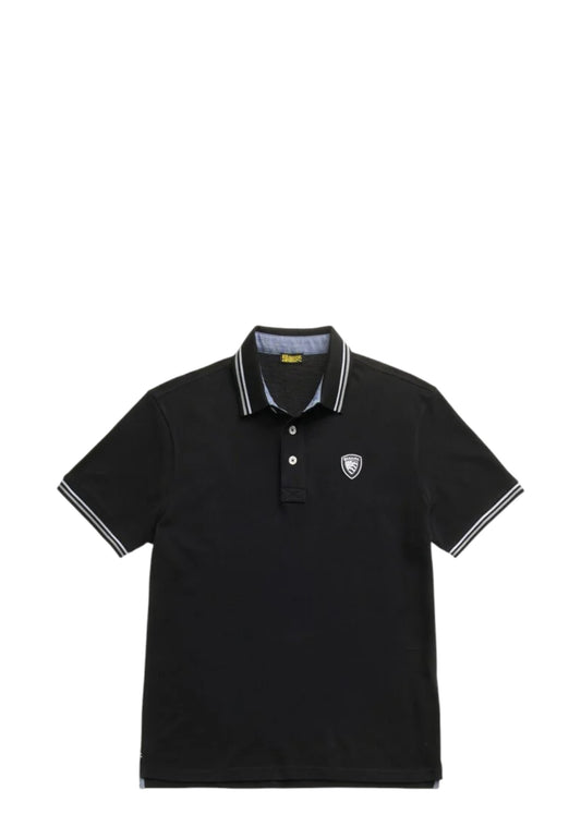 Polo Manica Corta Uomo Blauer