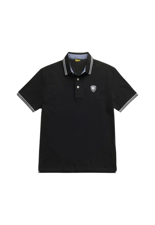 Polo Manica Corta Uomo Blauer