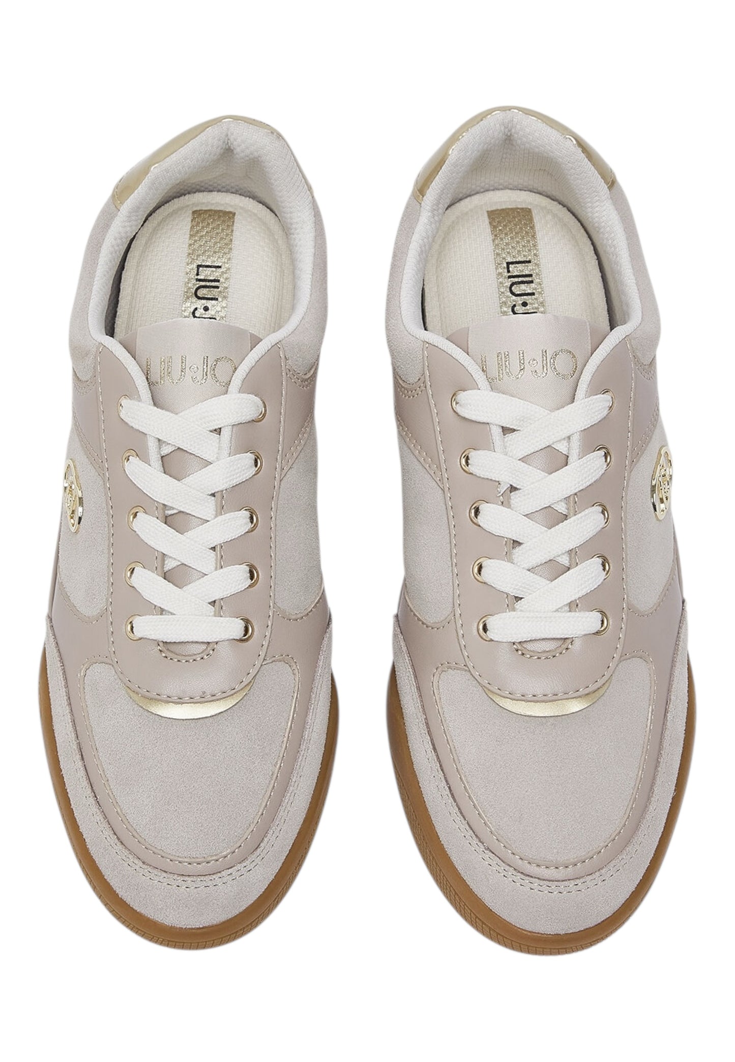 Sneakers Basse Donna Liu Jo In Camoscio Bovino/Pelle Di Vitello Lewis 01 BA6039PX310