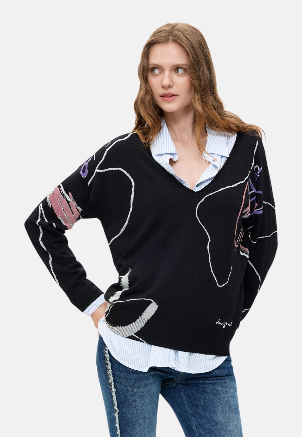 Maglione  Donna Desigual  Jers Femnaif 26WWJF29