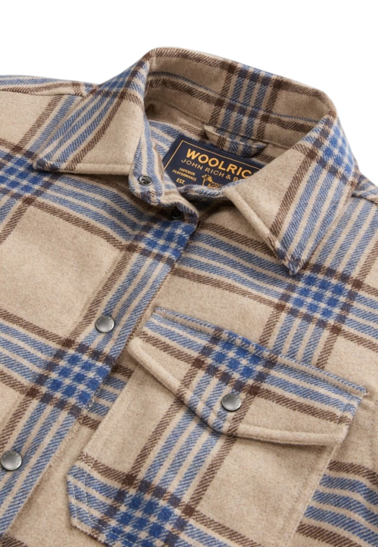 Giacca Invernale Donna Woolrich  Alaskan Wool Overshirt CFWWOS2028FRUT3046