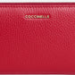 Portafoglio Con Zip Donna Coccinelle In Pelle Martellata Metallic Soft Large E2MW5113201