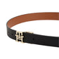 Cintura  Donna Tommy Hilfiger Reversibile Th Logo Rev 3.0 Pebble AW0AW18691