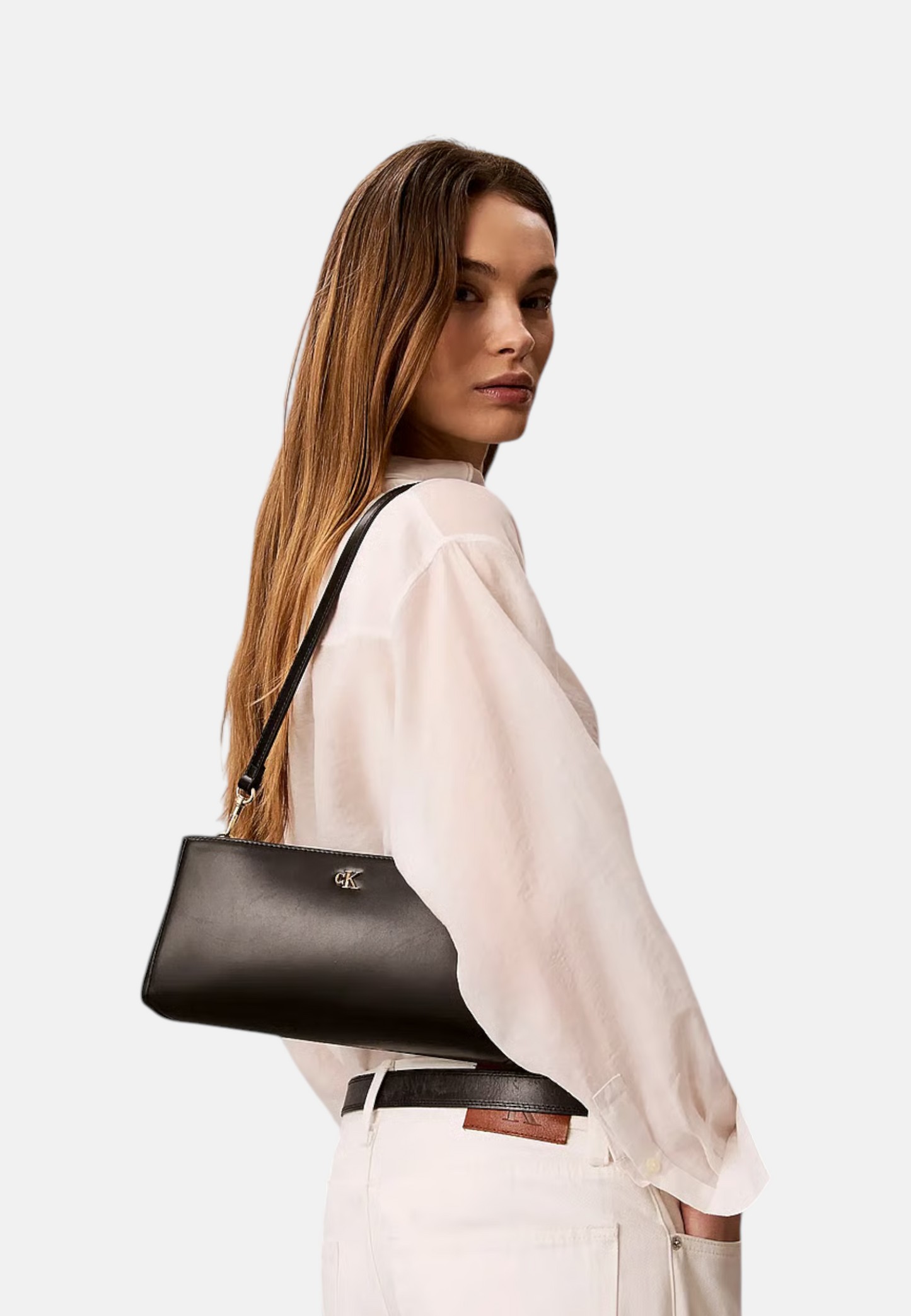 Borsa A Spalla Donna Calvin klein Elongated Shoulder Bag Ck LV04F3632G