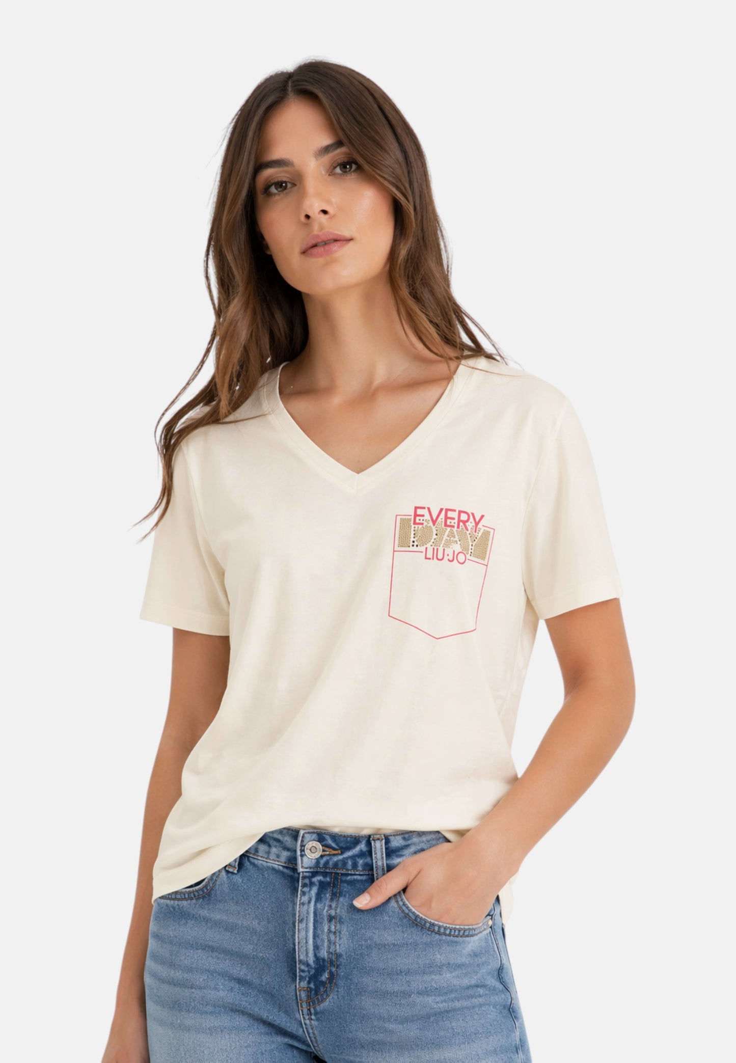 T-Shirt Manica Corta Donna Liu Jo   TA5172JS923