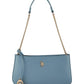 Borsa A Spalla Donna U.S. Polo Assn. Small Hobo Con Chain Poliuretano Sky Jones BEUJE8663WVP