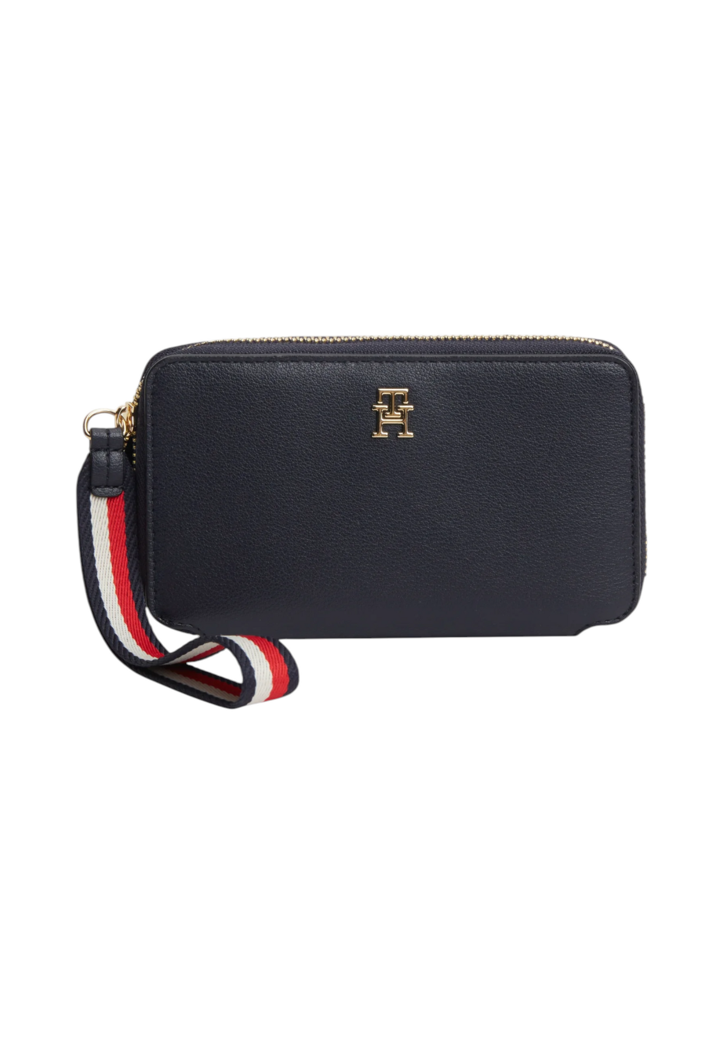 Portafoglio Con Zip Donna Tommy Hilfiger Compact Th Logotape AW0AW18699