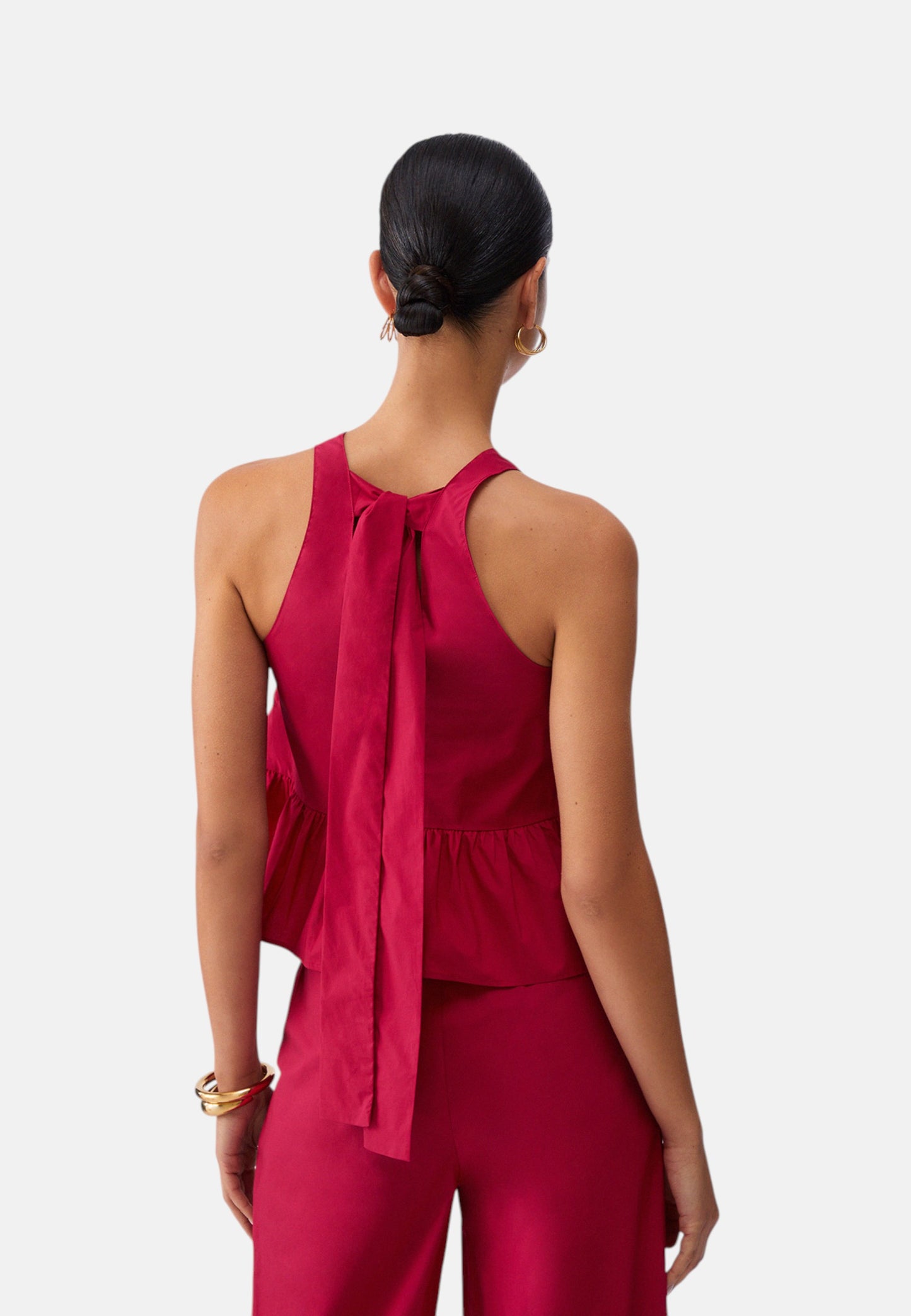 Top  Donna Liu Jo Red party Linea 3.0 WA6365T4853