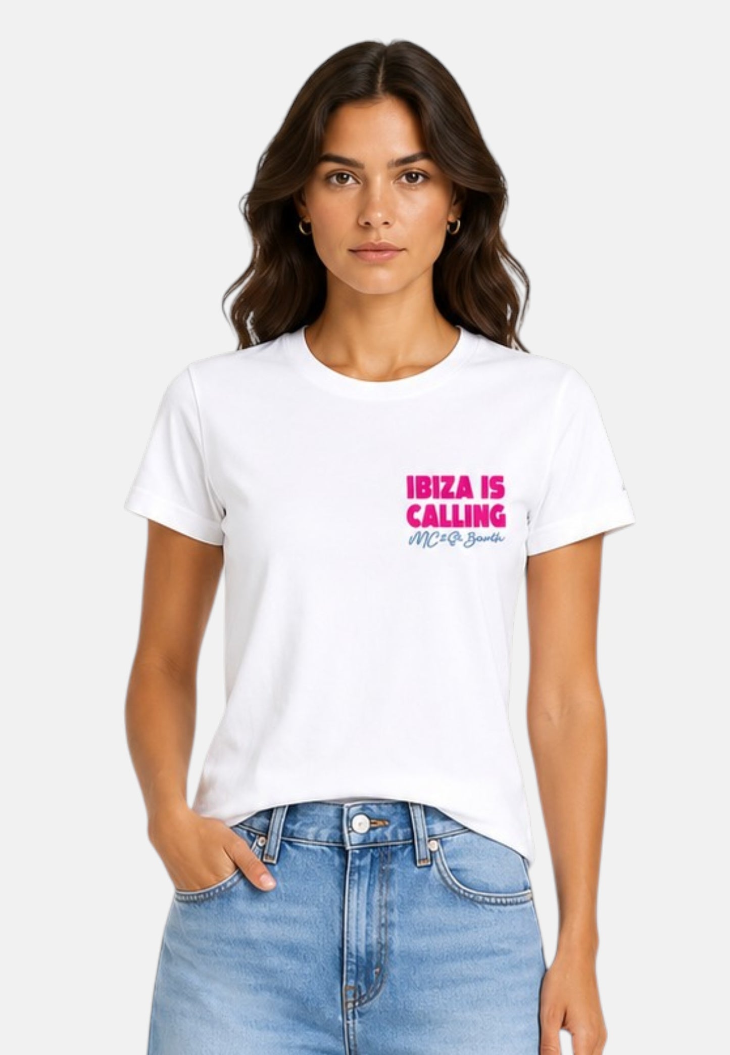 T-Shirt Manica Corta Donna Mc2 Saint Barth Ibiza Calling Emilie EMI0001