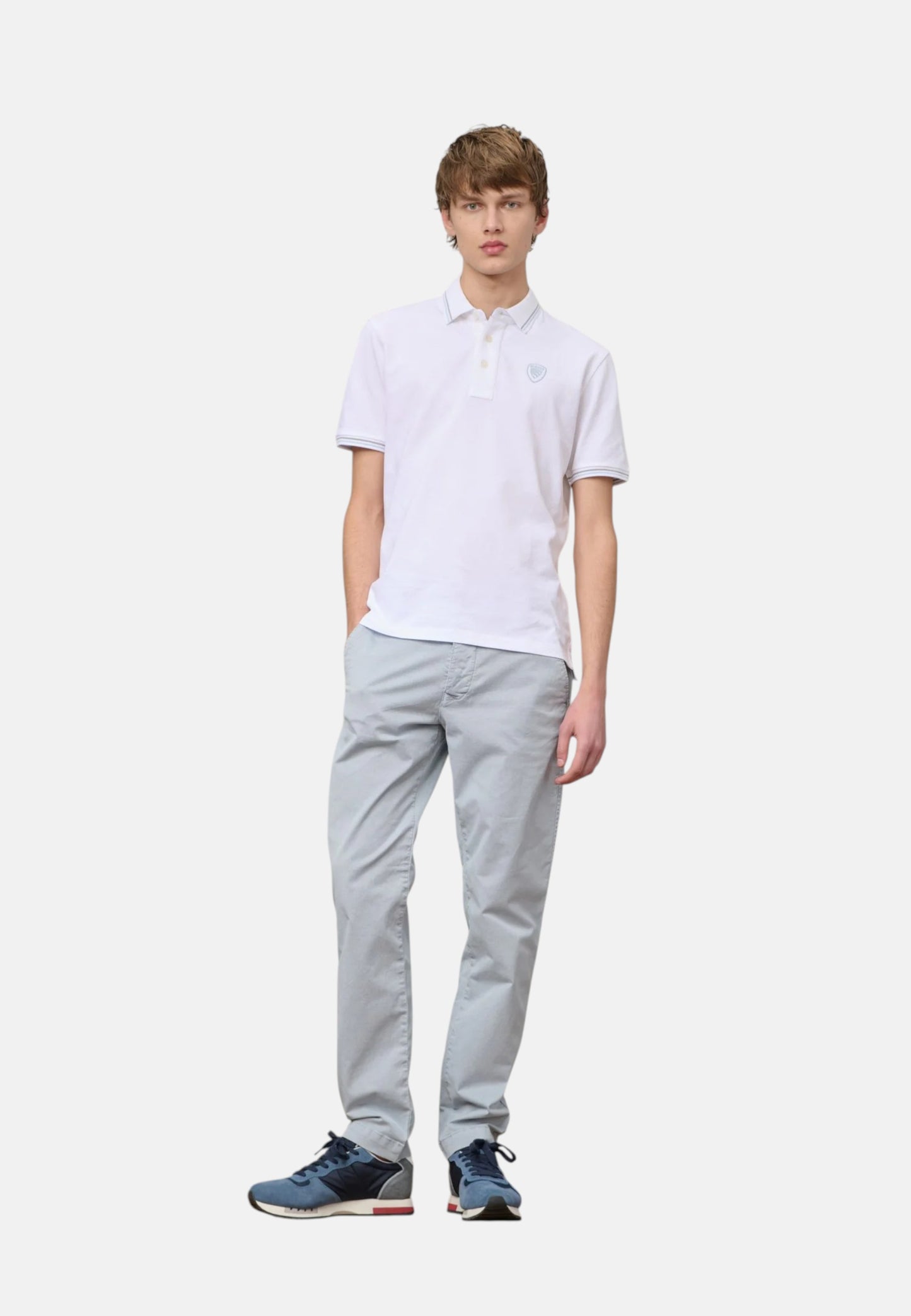 Polo Manica Corta Uomo Blauer  Agassiz 26SBLUT02293