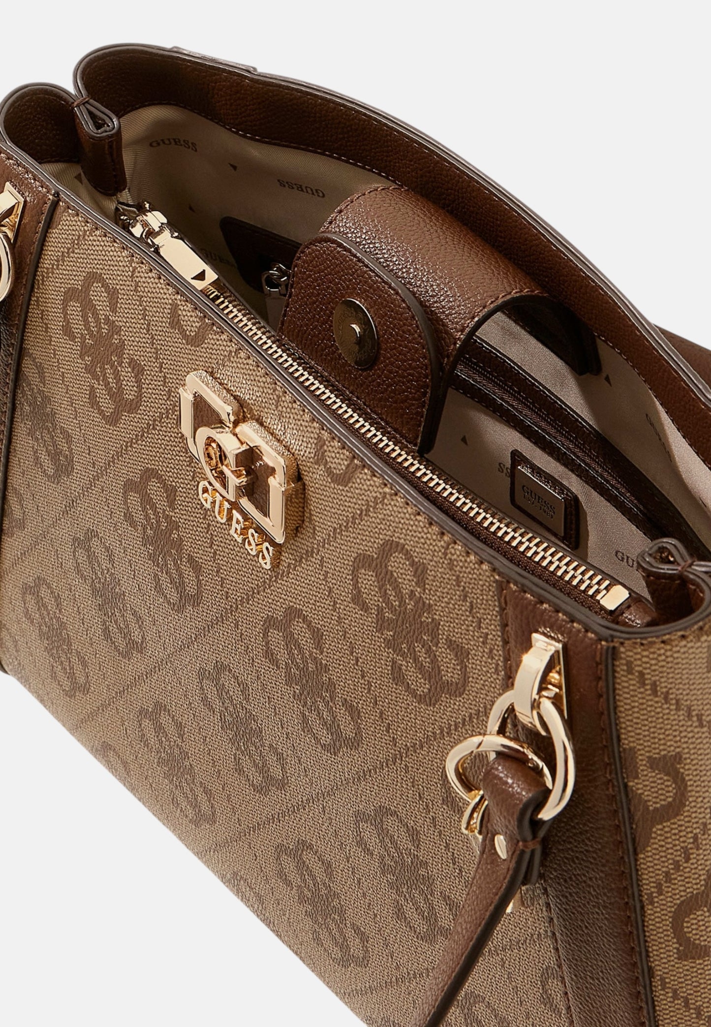 Borsa A Spalla Donna Guess Girlfriend Carryall Karnilla Logo HWOS9901220
