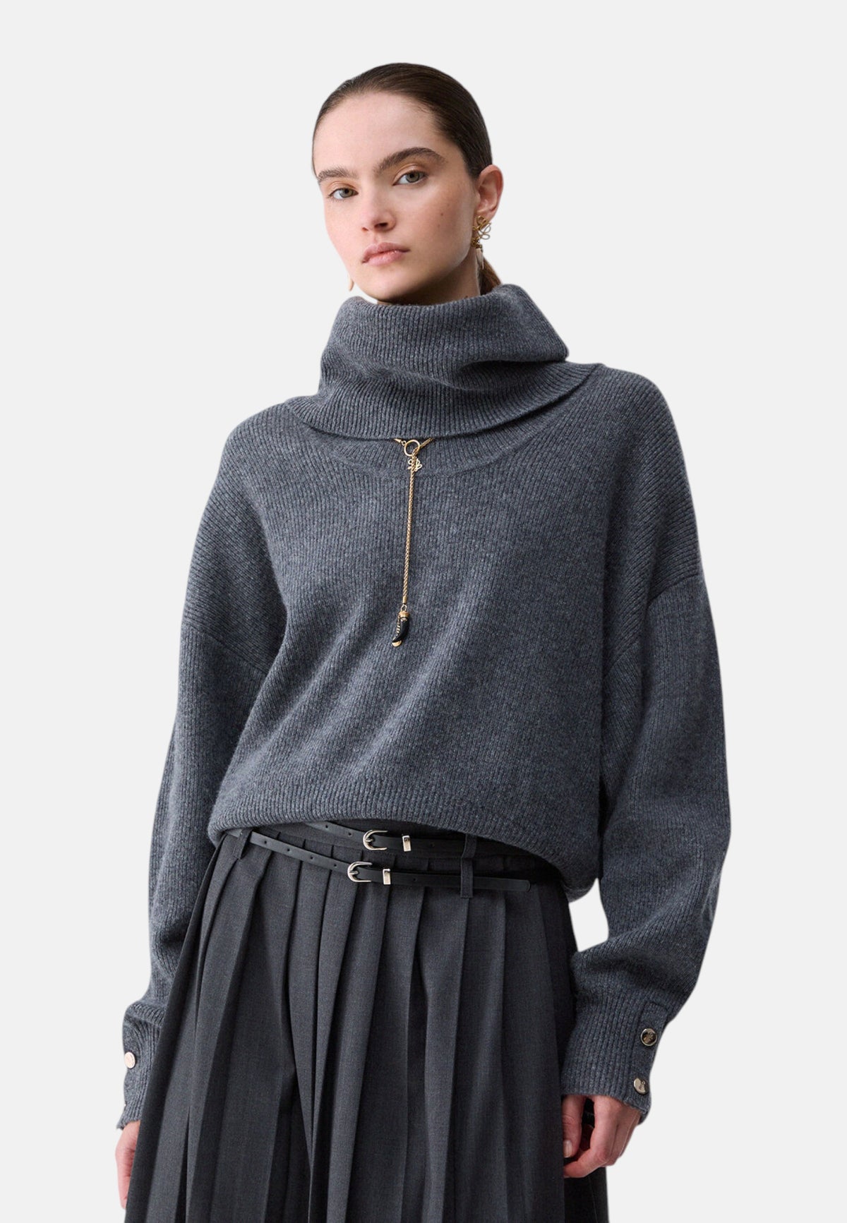 Maglione Collo Alto Donna Liu Jo Oversize  CF6250MS009