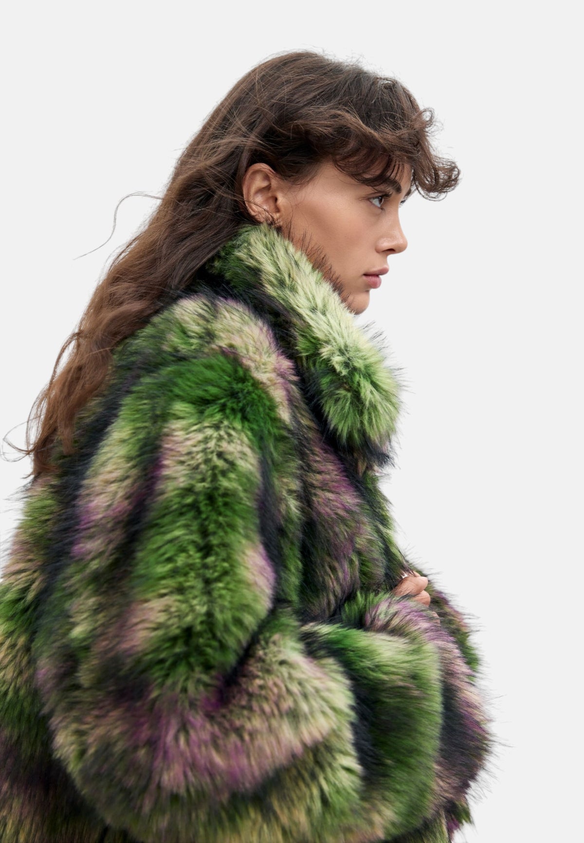Cappotto  Donna Desigual  Fake Fur Camomille Lacroix 26WWEW02