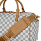 Borsoni  Unisex Sprayground  Embossed Cream Check 910D9398NSZ