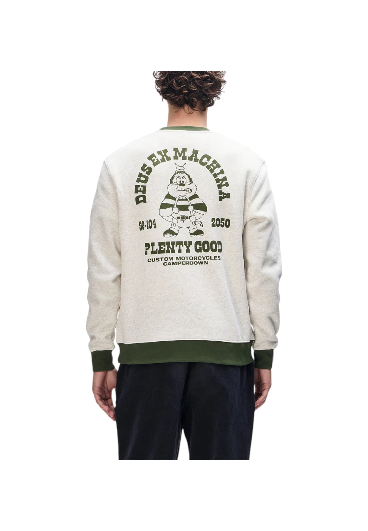 Felpa A Girocollo Uomo Deus Ex Machina  Picklock DMF258292