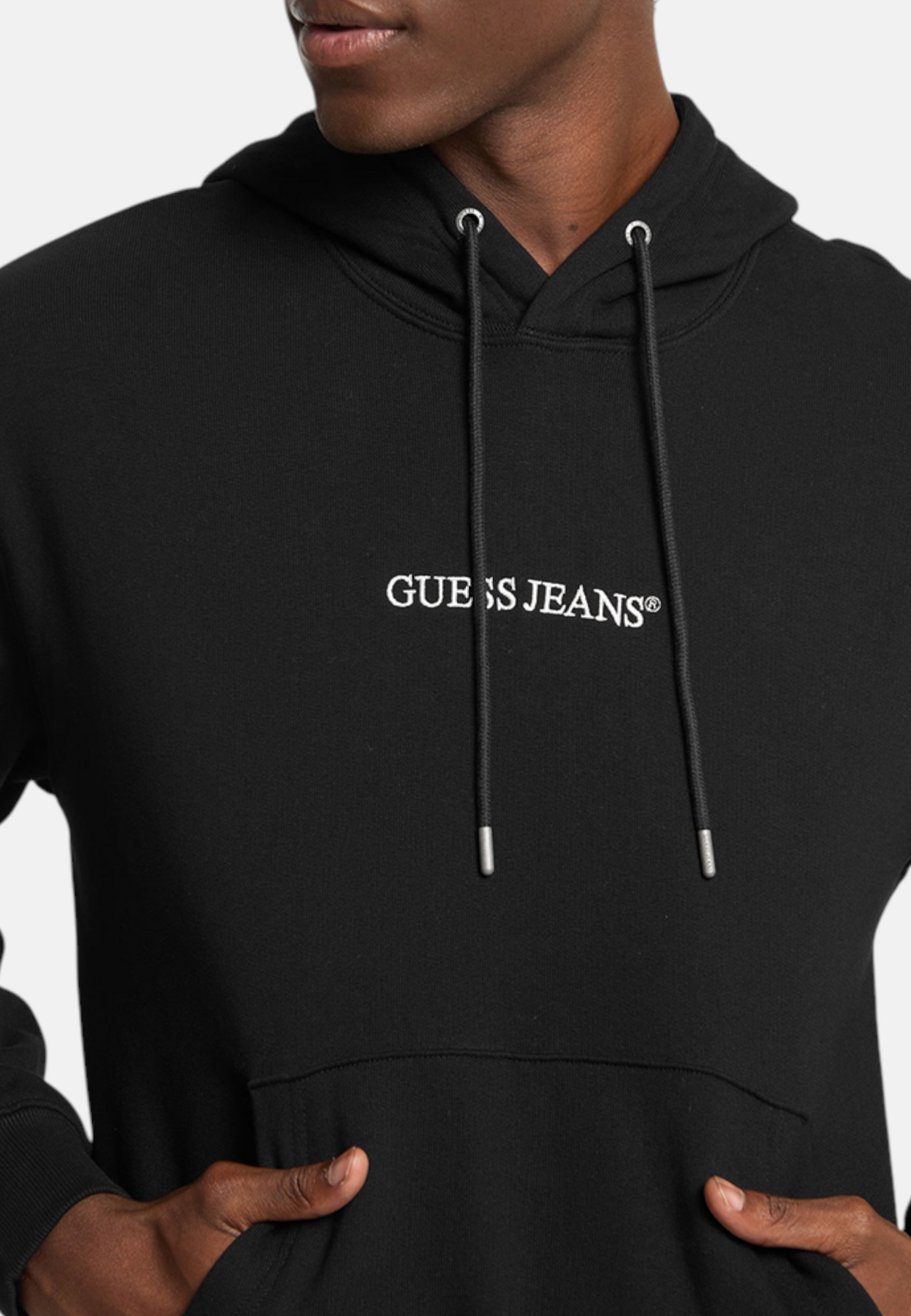 Felpa Con Cappuccio Uomo Guess Vestibilit� regular, Logo ricamato Gj M5RQ38KCPR1