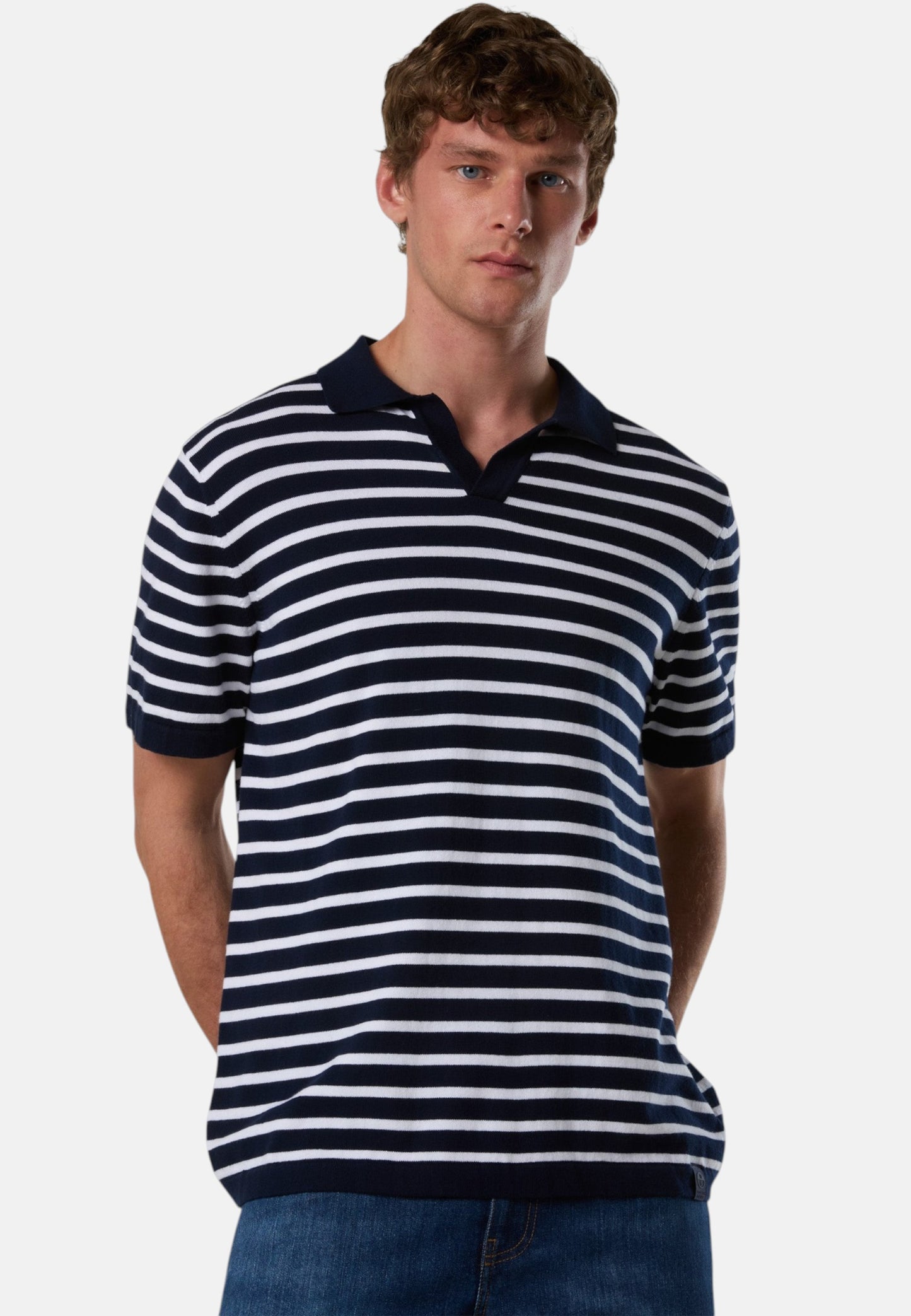 Polo Manica Corta Uomo North Sails In Maglia Fine 12gg  699388