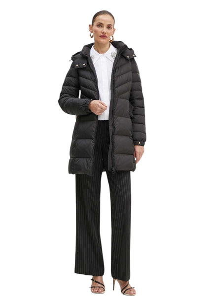 Piumino Lungo Donna Twinset Con Cappuccio E Cintura  242TP2182