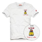 T-Shirt Manica Corta Uomo Mc2 Saint Barth Stampa E/O Ricamo Frontale Lupin Ruba Portofino POT0001