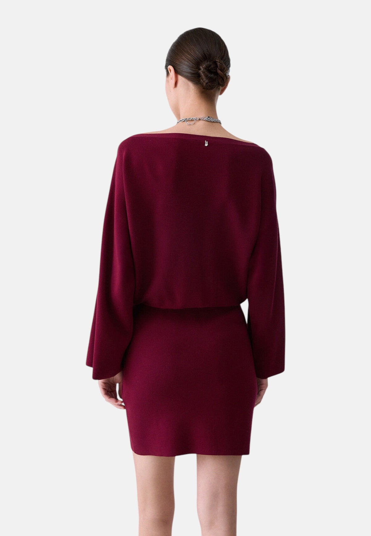 Vestito Corto Donna Liu Jo In Maglia, Maniche Ampie  CF6093MS99E