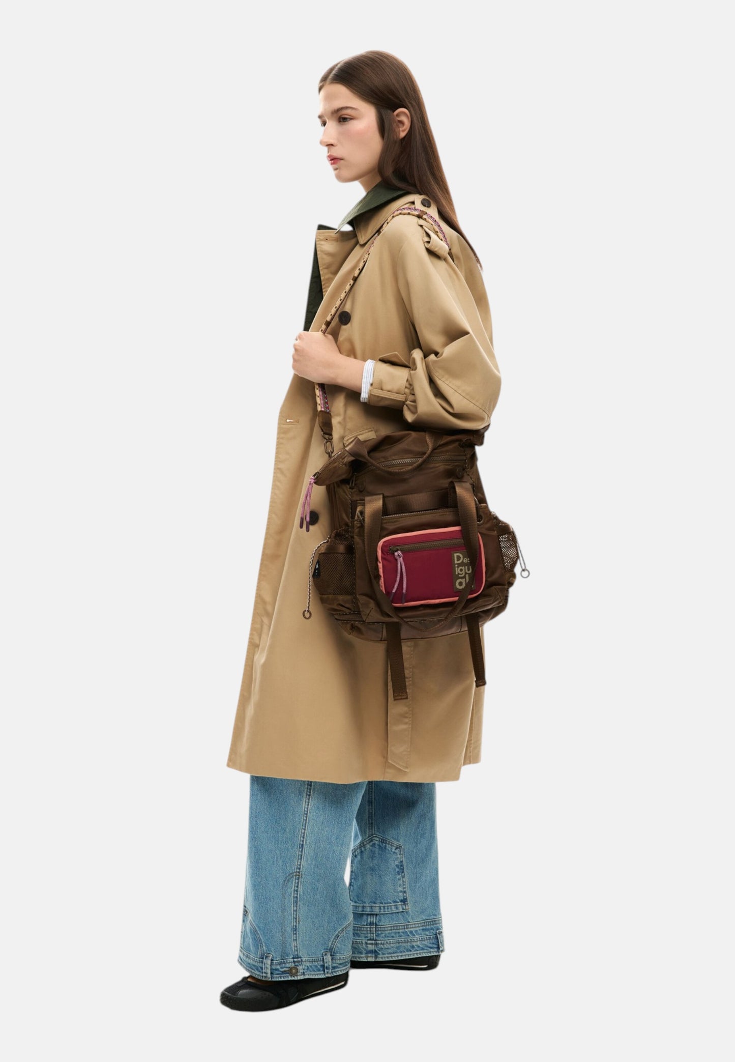 Zaino  Donna Desigual  Back Neo Grunge Voyager Brown 26SAKY11