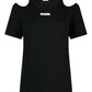 T-Shirt Manica Corta Donna Liu Jo Con Cut Out Eco Line TA6170JS005