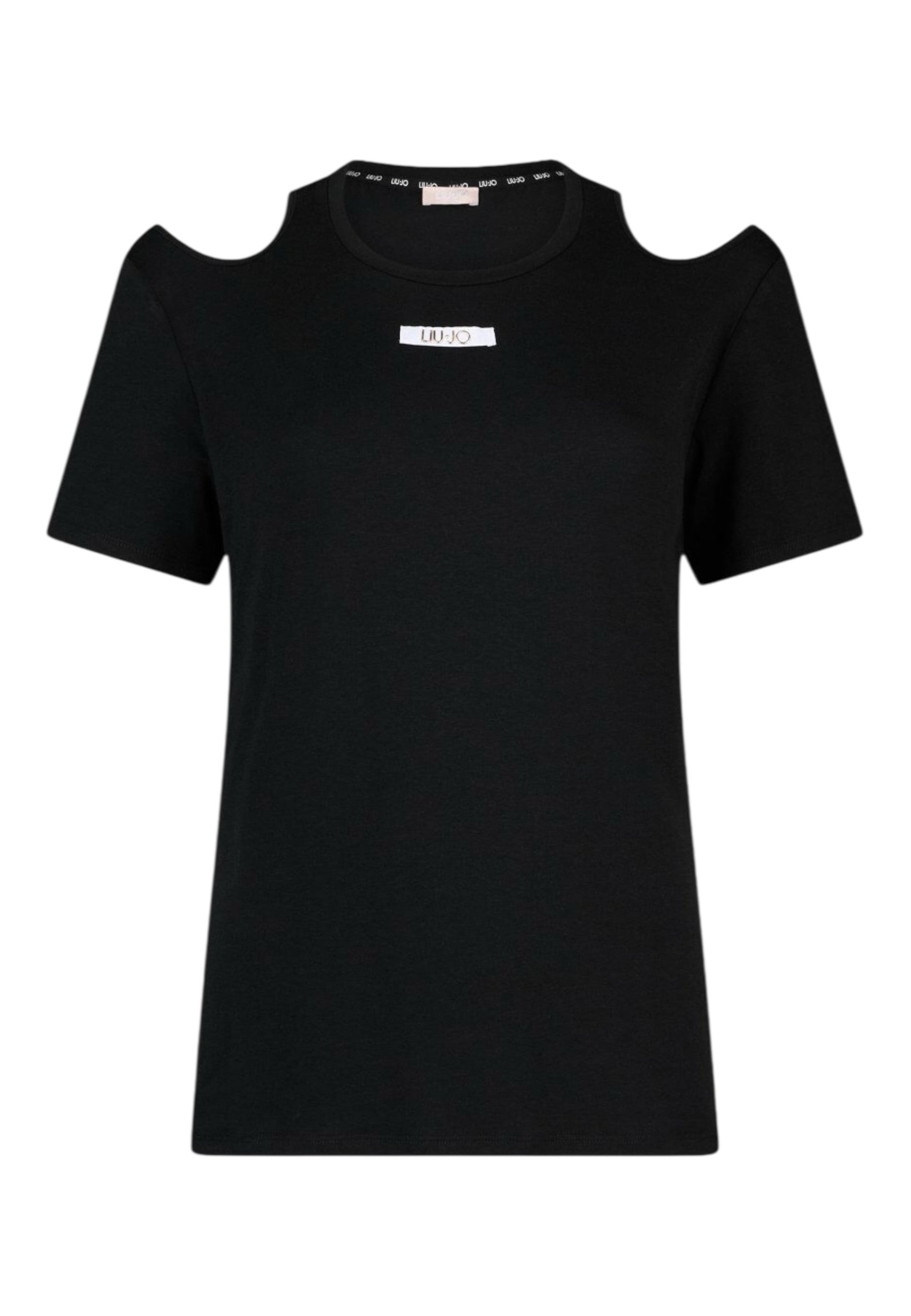 T-Shirt Manica Corta Donna Liu Jo Con Cut Out Eco Line TA6170JS005
